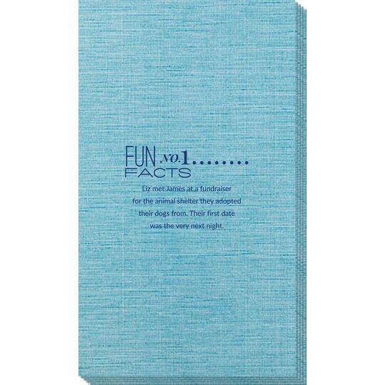 Just the Fun Facts Bamboo Luxe Guest Towels